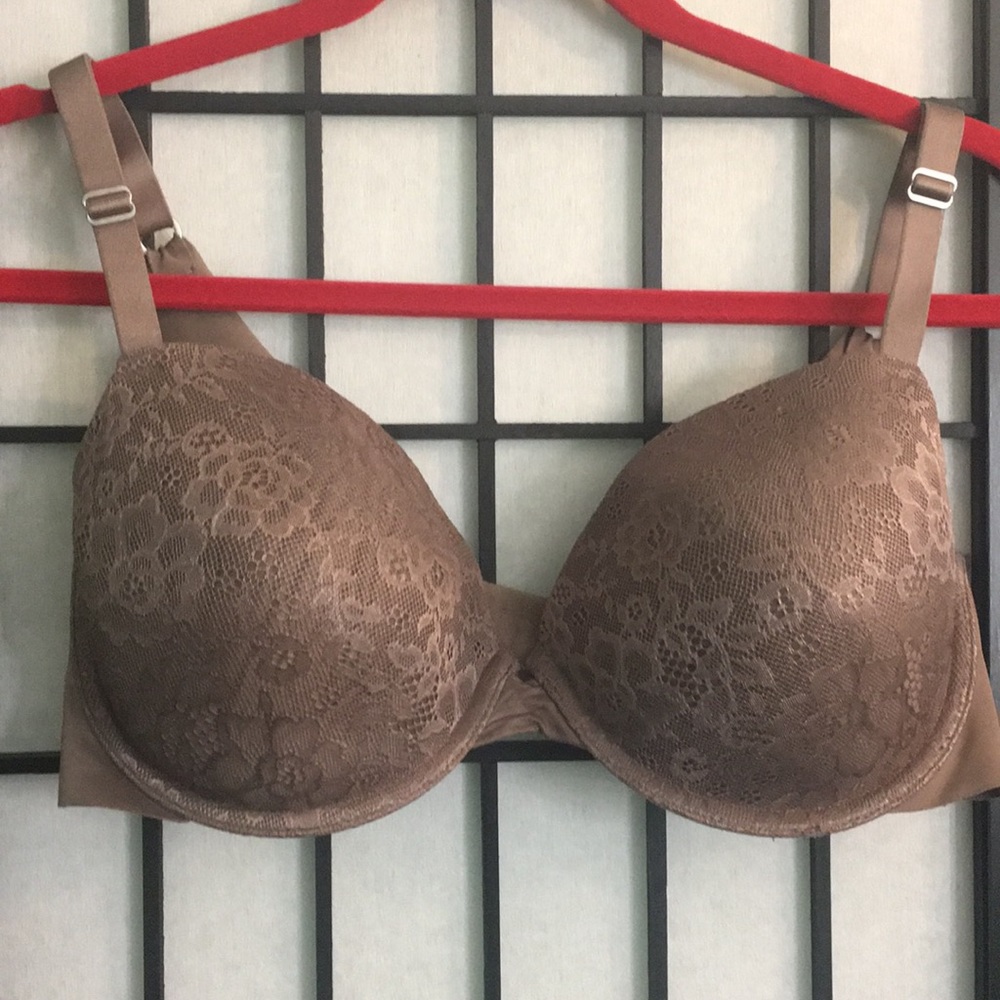 Lacy Back Smoothing Demi Bra
